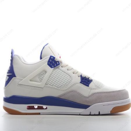 Billige Sko Nike Air Jordan 4 Retro ‘Hvid Blå Grå’ DR5415-140