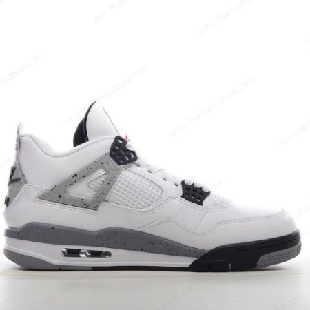 Billige Sko Nike Air Jordan 4 Retro ‘Hvid Grå’ 840606-192