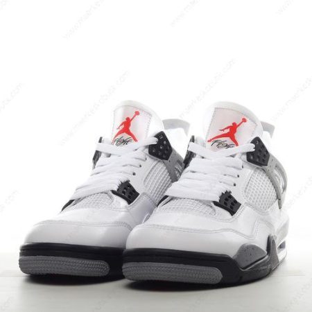 Billige Sko Nike Air Jordan 4 Retro ‘Hvid Grå’ 840606-192