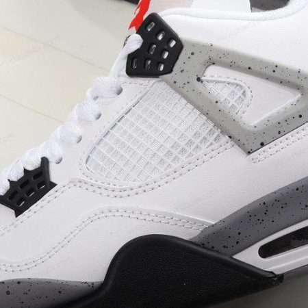 Billige Sko Nike Air Jordan 4 Retro ‘Hvid Grå’ 840606-192