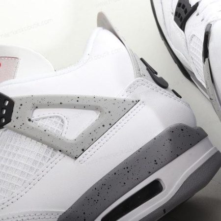 Billige Sko Nike Air Jordan 4 Retro ‘Hvid Grå’ 840606-192