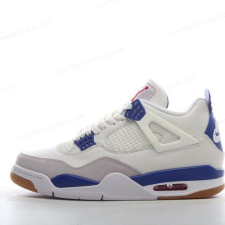 Billige Sko Nike Air Jordan 4 Retro ‘Hvid Grå Blå’ DR5415-102