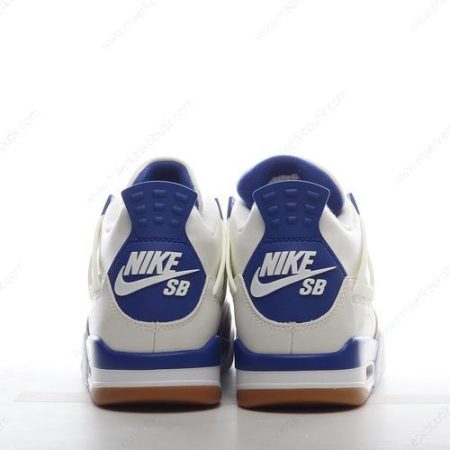 Billige Sko Nike Air Jordan 4 Retro ‘Hvid Grå Blå’ DR5415-102