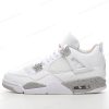 Billige Sko Nike Air Jordan 4 Retro ‘Hvid Grå Sort Rød’ CT8527-100