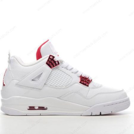 Billige Sko Nike Air Jordan 4 Retro ‘Hvid Rød’ CT8527-112