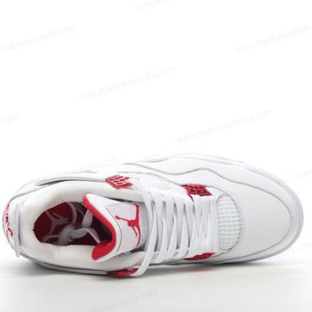 Billige Sko Nike Air Jordan 4 Retro ‘Hvid Rød’ CT8527-112