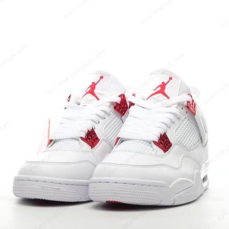 Billige Sko Nike Air Jordan 4 Retro ‘Hvid Rød’ CT8527-112