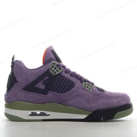 Billige Sko Nike Air Jordan 4 Retro ‘Lilla Grøn’ AQ9129-500