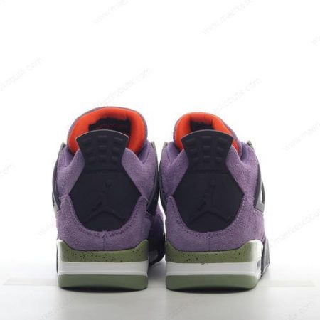 Billige Sko Nike Air Jordan 4 Retro ‘Lilla Grøn’ AQ9129-500