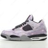 Billige Sko Nike Air Jordan 4 Retro ‘Lilla Sort Grå’ DH7138506