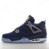 Billige Sko Nike Air Jordan 4 Retro ‘Mørkeblå Gylden Hvid’ 1036660