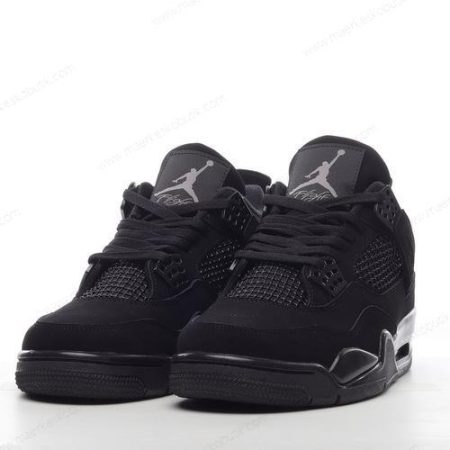 Billige Sko Nike Air Jordan 4 Retro ‘Sort’ CU1110-010