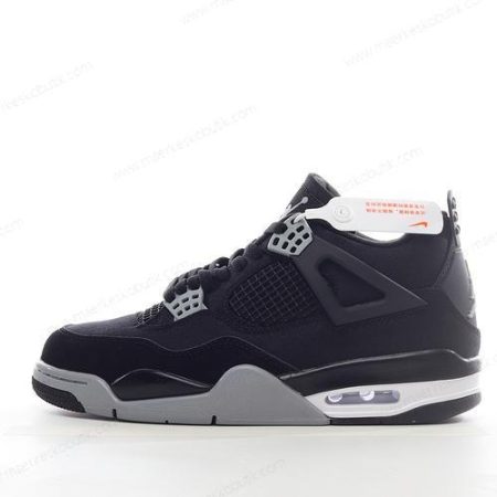 Billige Sko Nike Air Jordan 4 Retro ‘Sort Grå Hvid’ DH7138-006