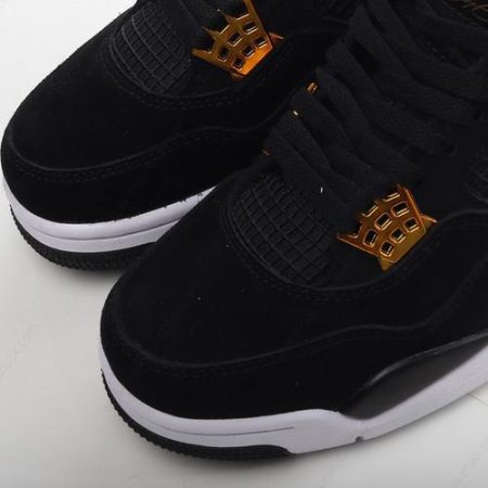 Billige Sko Nike Air Jordan 4 Retro ‘Sort Guld’ 308497-032