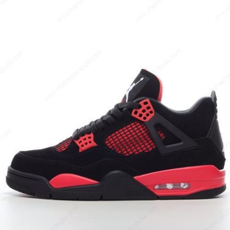 Billige Sko Nike Air Jordan 4 Retro ‘Sort Rød’ CT8527-016