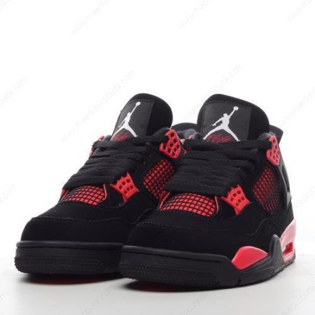 Billige Sko Nike Air Jordan 4 Retro ‘Sort Rød’ CT8527-016