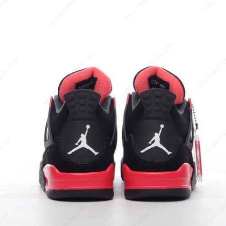 Billige Sko Nike Air Jordan 4 Retro ‘Sort Rød’ CT8527-016