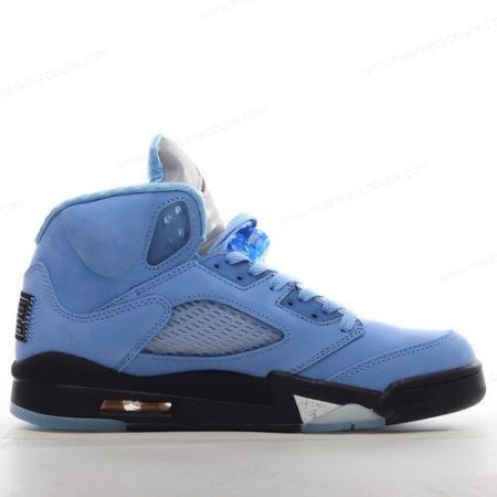 Billige Sko Nike Air Jordan 5 Retro ‘Blå Sort Hvid’ DV1310-401