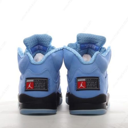 Billige Sko Nike Air Jordan 5 Retro ‘Blå Sort Hvid’ DV1310-401