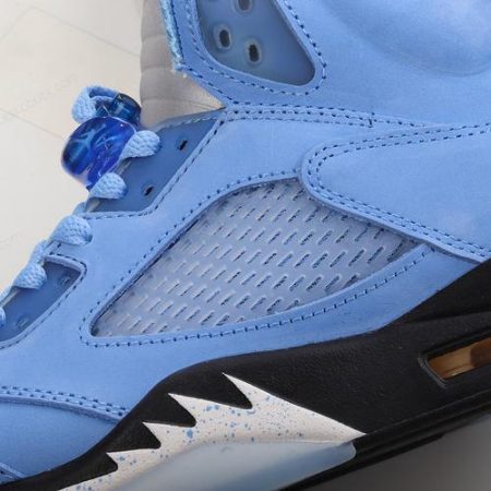 Billige Sko Nike Air Jordan 5 Retro ‘Blå Sort Hvid’ DV1310-401