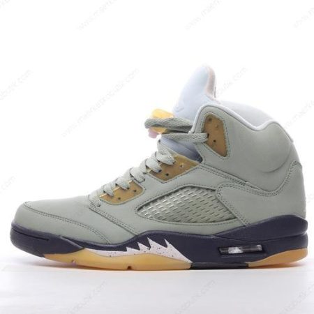 Billige Sko Nike Air Jordan 5 Retro ‘Grøn Sort Gul’ 440888-300