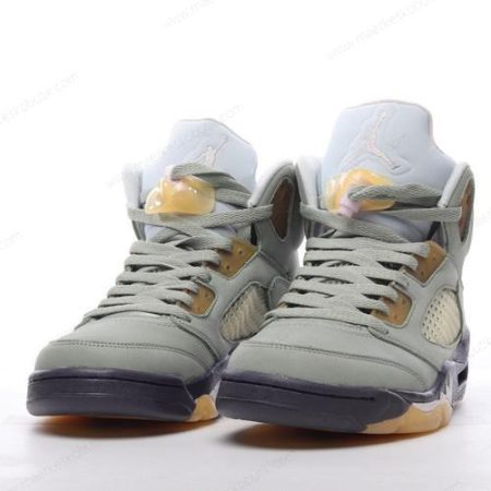 Billige Sko Nike Air Jordan 5 Retro ‘Grøn Sort Gul’ 440888-300