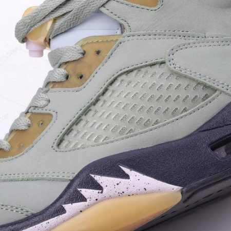 Billige Sko Nike Air Jordan 5 Retro ‘Grøn Sort Gul’ 440888-300