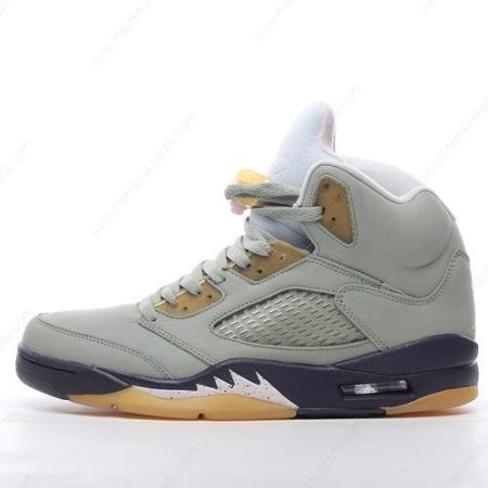 Billige Sko Nike Air Jordan 5 Retro ‘Grøn Sort Gul’ 440888-300