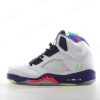 Billige Sko Nike Air Jordan 5 Retro ‘Hvid Lilla Pink Grøn’ DB3024-100