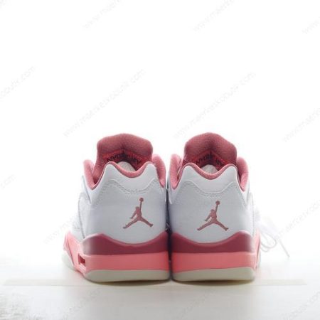 Billige Sko Nike Air Jordan 5 Retro ‘Hvid Rød Grå’ DX4390-116