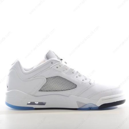 Billige Sko Nike Air Jordan 5 Retro ‘Hvid Sort Sølv’ 314337-101