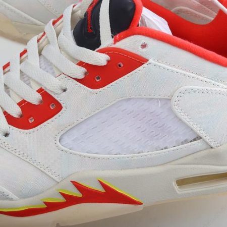 Billige Sko Nike Air Jordan 5 Retro Low ‘Rød Gul Hvid’ DD2240-100