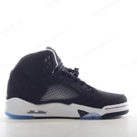 Billige Sko Nike Air Jordan 5 Retro ‘Sort Grå Blå’ 136027-035