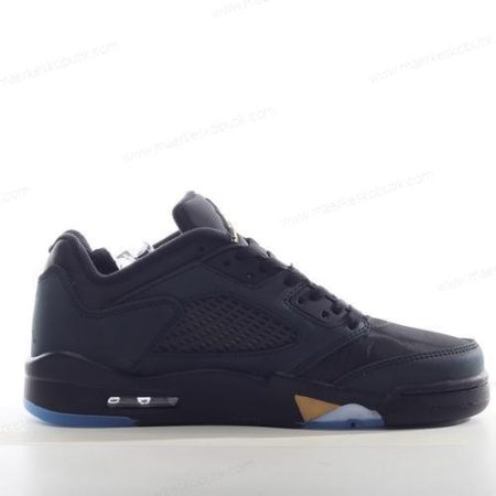 Billige Sko Nike Air Jordan 5 Retro ‘Sort Guld’ DJ1094-001