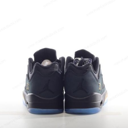 Billige Sko Nike Air Jordan 5 Retro ‘Sort Guld’ DJ1094-001