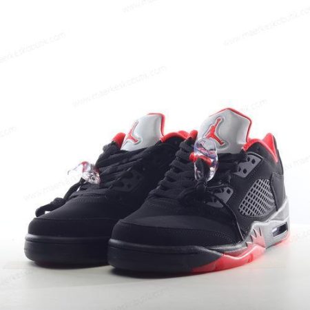 Billige Sko Nike Air Jordan 5 Retro ‘Sort Rød’ 819171-001