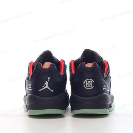 Billige Sko Nike Air Jordan 5 Retro ‘Sort Rød Sølv’ DM4640-036