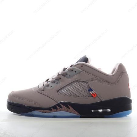 Billige Sko Nike Air Jordan 5 Retro x Paris Saint Germain ‘Sort Brun Blå’ DX6325-204