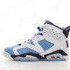 Billige Sko Nike Air Jordan 6 Retro ‘Blå Hvid Sort’ 384665-410