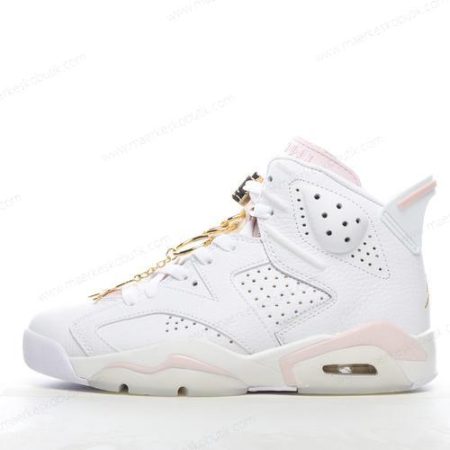 Billige Sko Nike Air Jordan 6 Retro ‘Guld Pink Hvid’ DH9696-100