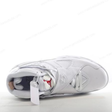 Billige Sko Nike Air Jordan 8 Retro ‘Hvid’ AA1239-135