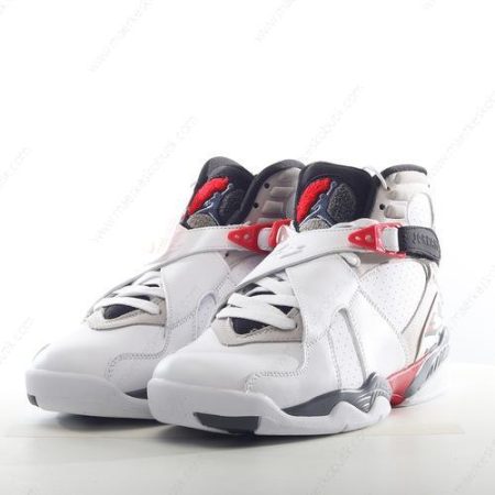 Billige Sko Nike Air Jordan 8 Retro ‘Hvid Sort Rød’ 305381-103