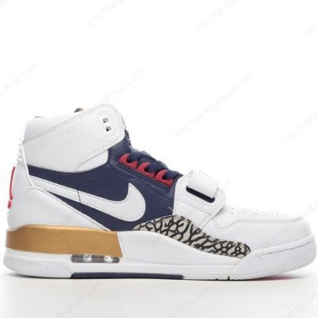 Billige Sko Nike Air Jordan Legacy 312 ‘Guld Hvid Navy Sort’ AV3922-101