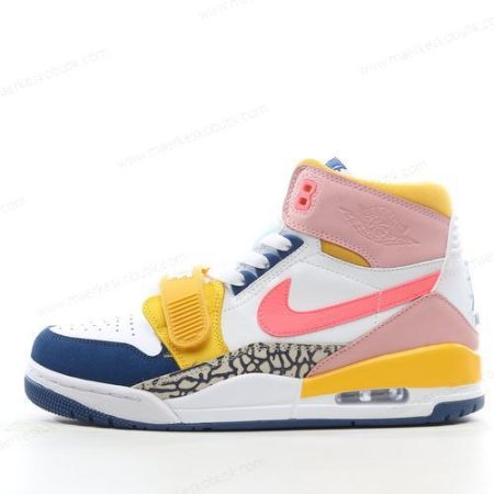 Billige Sko Nike Air Jordan Legacy 312 Low ‘Hvid Blå Pink Pink Gul Grå’ FD9909-161