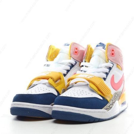 Billige Sko Nike Air Jordan Legacy 312 Low ‘Hvid Blå Pink Pink Gul Grå’ FD9909-161