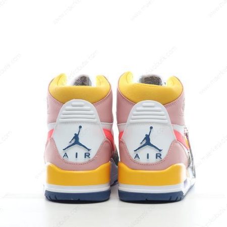 Billige Sko Nike Air Jordan Legacy 312 Low ‘Hvid Blå Pink Pink Gul Grå’ FD9909-161