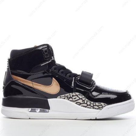 Billige Sko Nike Air Jordan Legacy 312 ‘Sort Guld Hvid’ AV3922-007