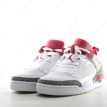 Billige Sko Nike Air Jordan Spizike ‘Hvid Rød Grå’ FQ1579-126