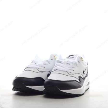 Billige Sko Nike Air Max 1 ‘Hvid Sort’ 918354-100