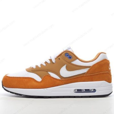 Billige Sko Nike Air Max 1 ‘Lysebrun Orange Hvid’ 908366-700